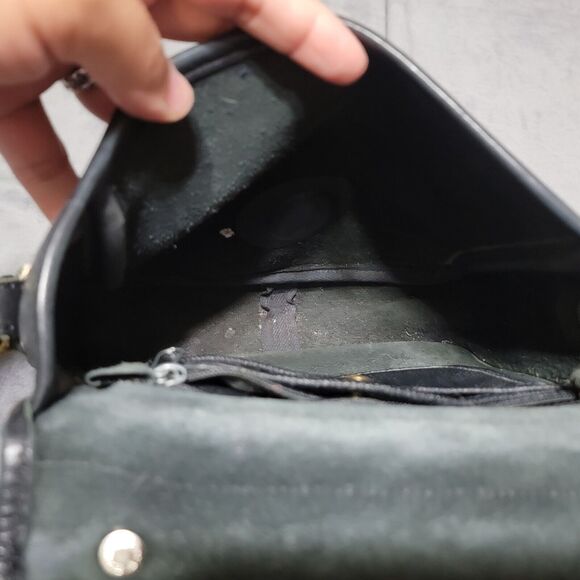 VTG Dooney & Bourke All Weather Leather Carrier Crossbody Purse - Picture 12 of 16